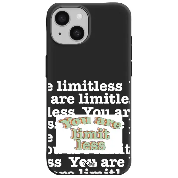 Limitless Apple iPhone 15 Silicone black Case