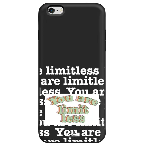 Limitless Apple iPhone 6 plus Silicone black Case