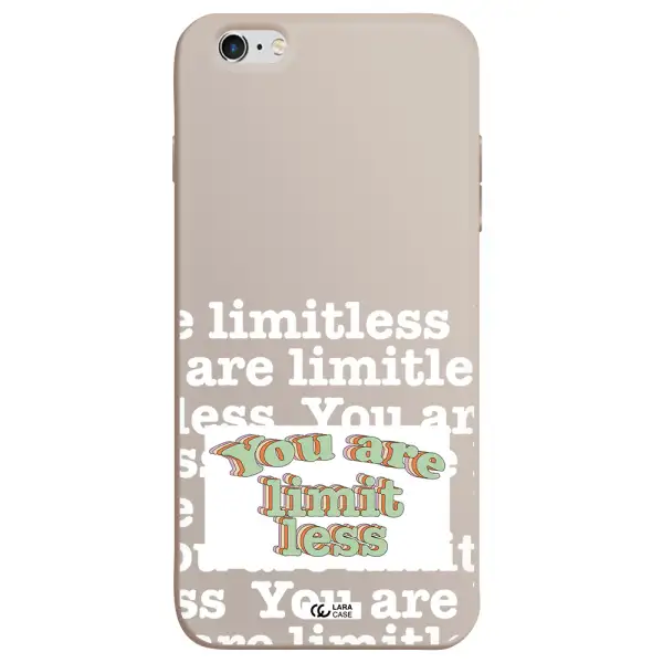 Limitless Apple iPhone 6 s plus Silicone Stone Case