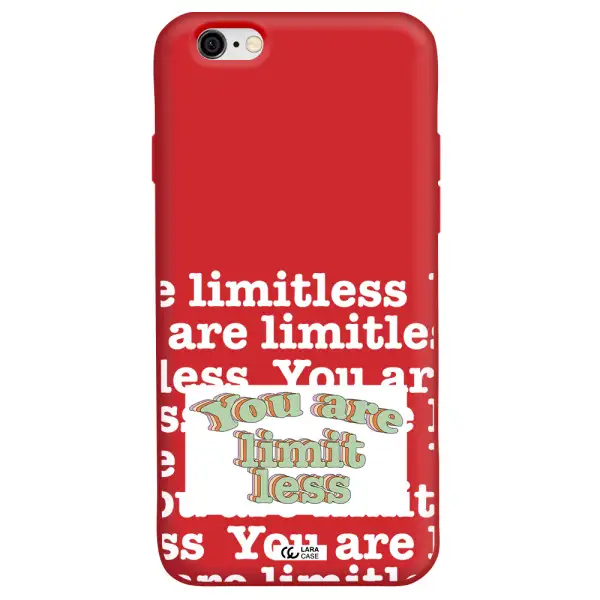 Limitless Apple iPhone 6 Silicone Imperial Red Case