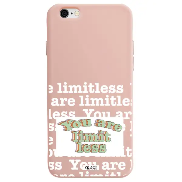 Limitless Apple iPhone 6 Silicone pastel pink Case