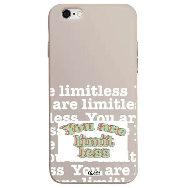 Limitless Apple iPhone 6 Silicone Stone Case