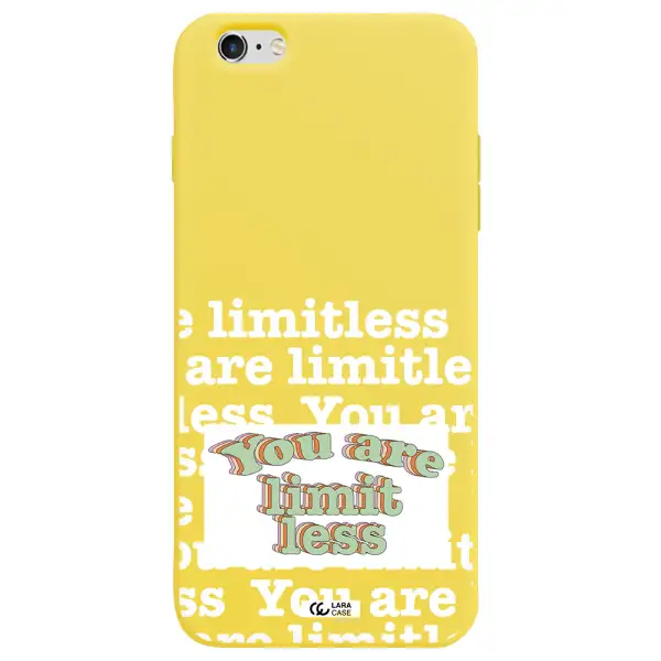 Limitless Apple iPhone 6S Silicone canary yellow Case
