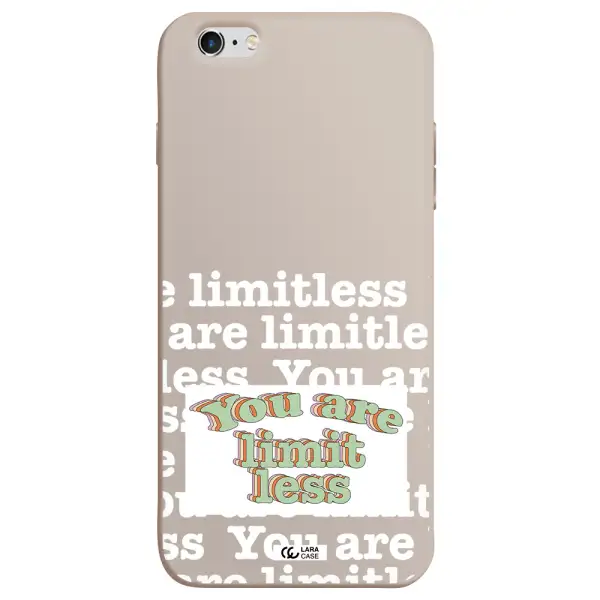 Limitless Apple iPhone 6S Silicone Stone Case