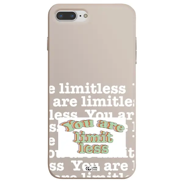 Limitless Apple iPhone 8 plus Silicone Stone Case