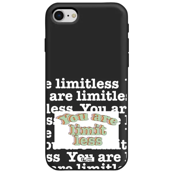 Limitless Apple iPhone se 2020 Silicone black Case