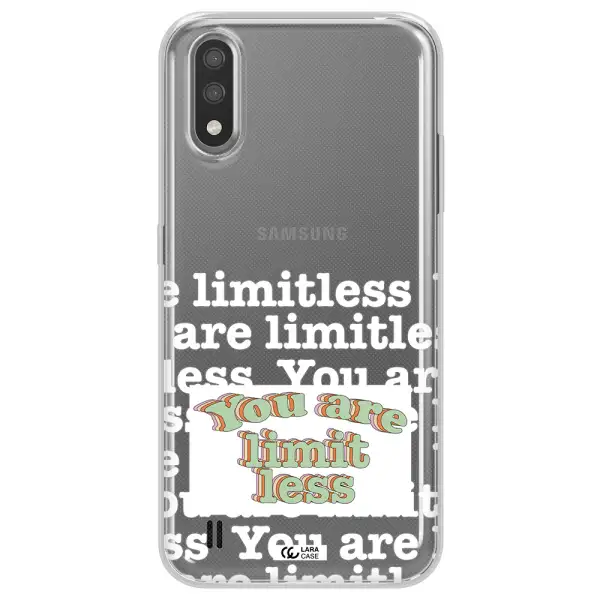 Limitless Samsung A01 Clear TPU Case