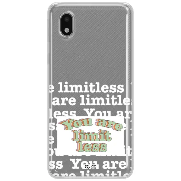 Limitless Samsung A01 Core Clear Tpu Case