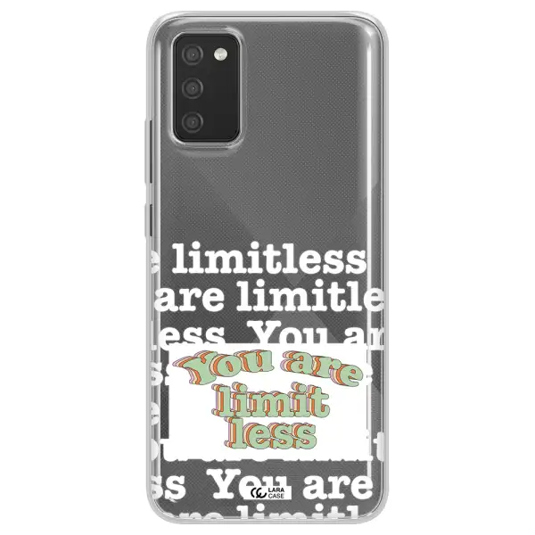 Limitless Samsung A02S Clear TPU Case