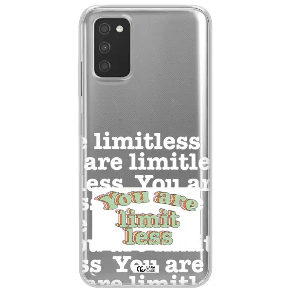 Limitless Samsung A03S Clear TPU Case