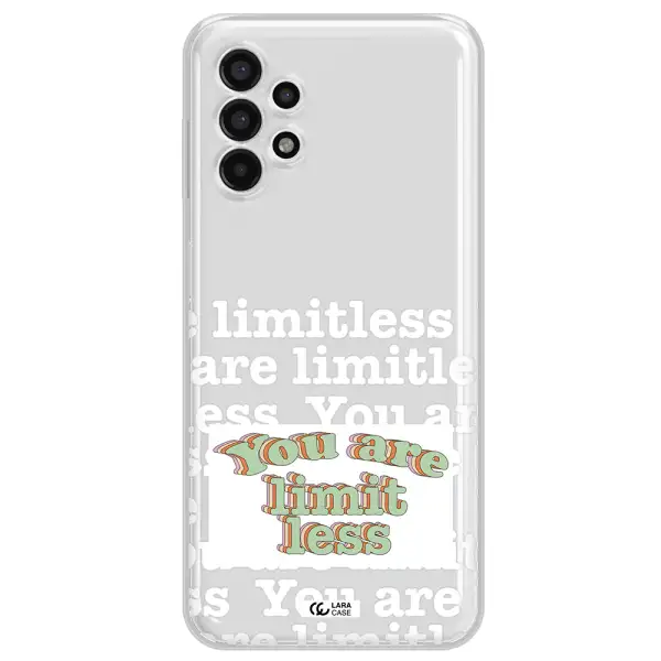 Limitless Samsung A13 4g Clear TPU Case