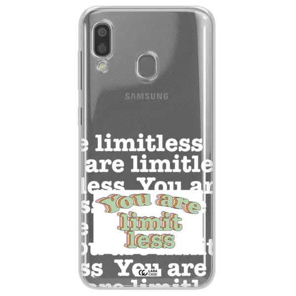 Limitless Samsung A20 Clear TPU Case
