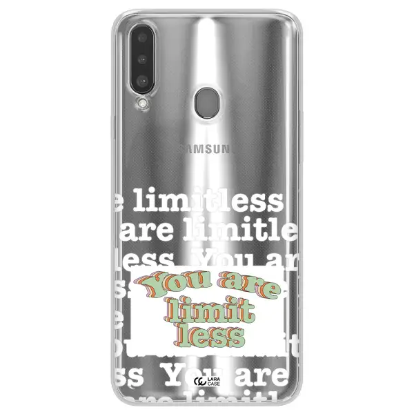 Limitless Samsung A20S Clear TPU Case