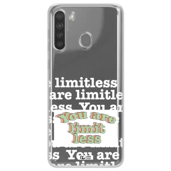 Limitless Samsung A21 Clear TPU Case