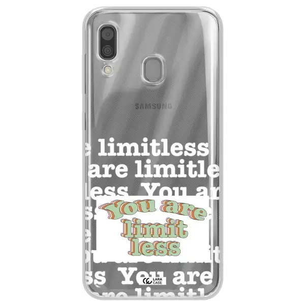 Limitless Samsung A30 Clear TPU Case