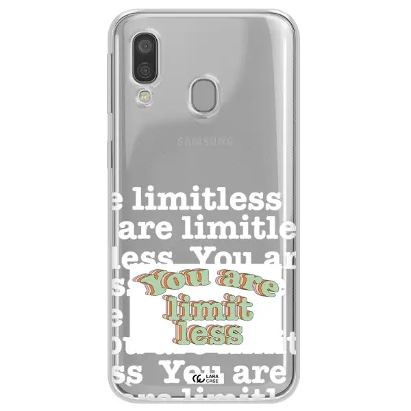 Limitless Samsung A40 Clear TPU Case