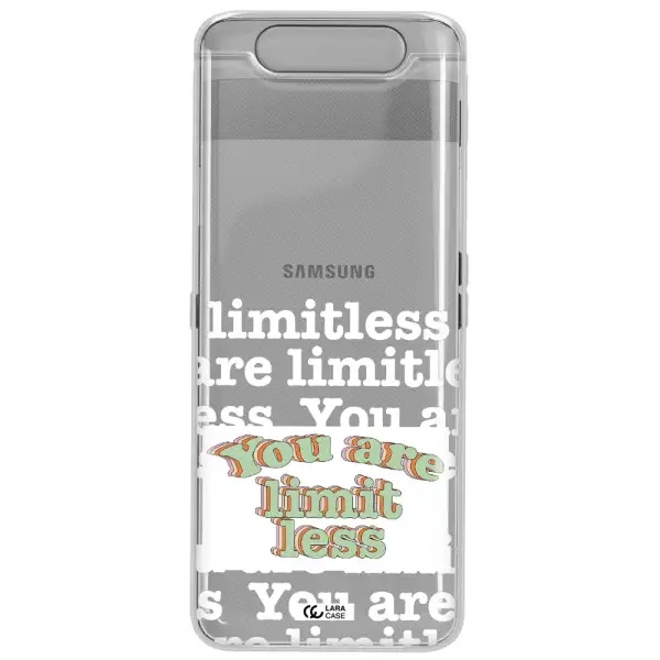 Limitless Samsung A80 Clear TPU Case