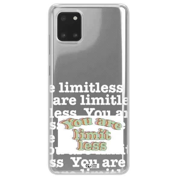 Limitless Samsung A81 Clear TPU Case
