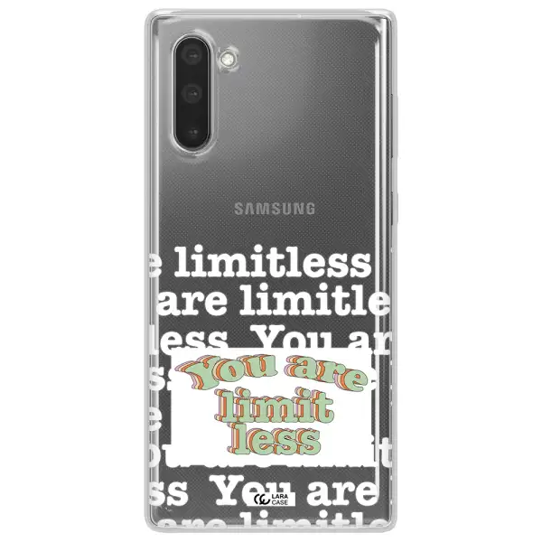 Limitless Samsung Note 10 Clear TPU Case