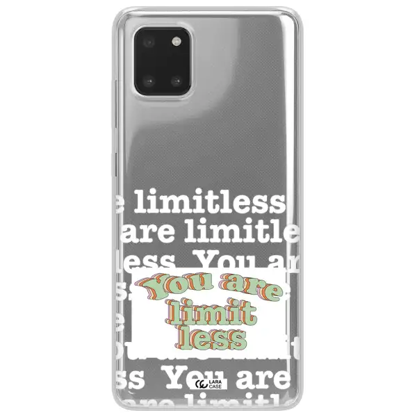 Limitless Samsung Note 10 Lite Clear TPU Case