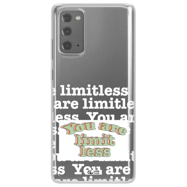 Limitless Samsung Note 20 Clear TPU Case