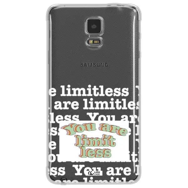 Limitless Samsung Note 4 Clear TPU Case
