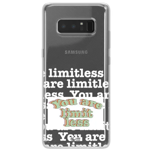 Limitless Samsung Note 8 Clear TPU Case