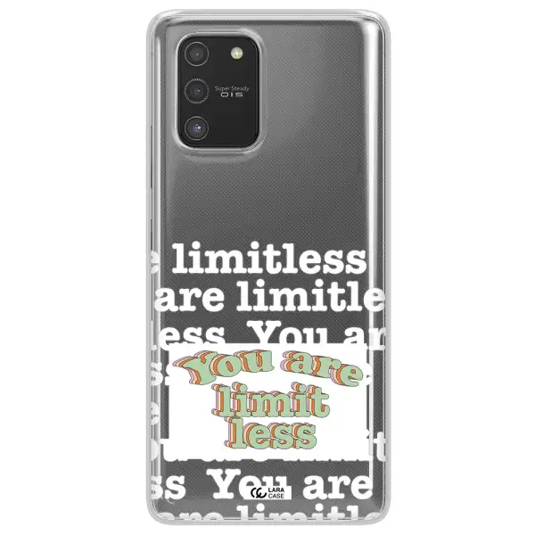 Limitless Samsung S10 Lite Clear TPU Case