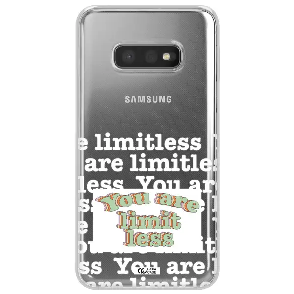 Limitless Samsung S10e Clear TPU Case