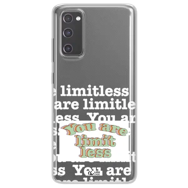 Limitless Samsung S20 Fe Clear TPU Case