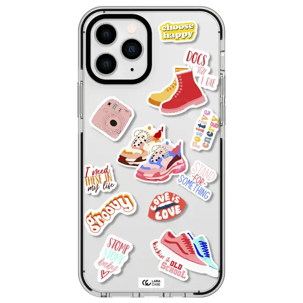 Positive Energy Apple iPhone 11 pro impact black border Case