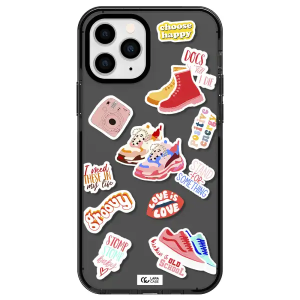 Positive Energy Apple iPhone 11 pro impact Smoke Black Case