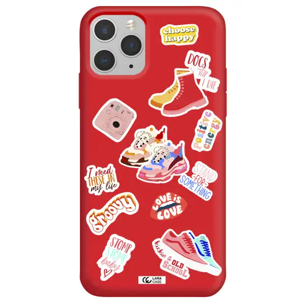 Positive Energy Apple iPhone 11 pro Silicone Imperial Red Case