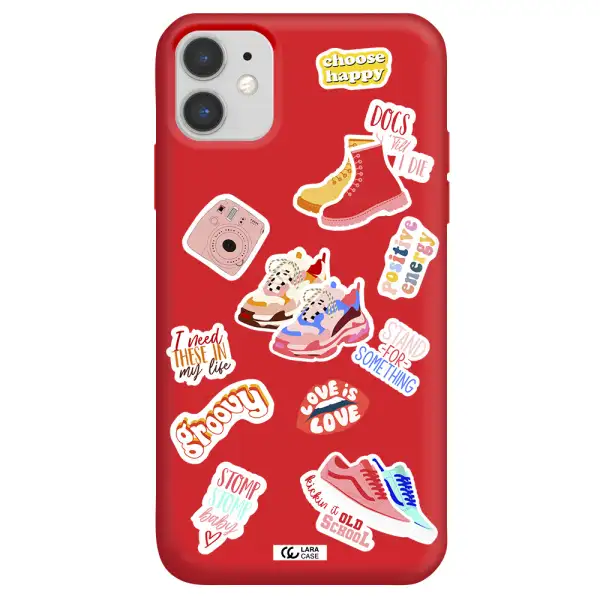 Positive Energy Apple iPhone 11 Silicone Imperial Red Case