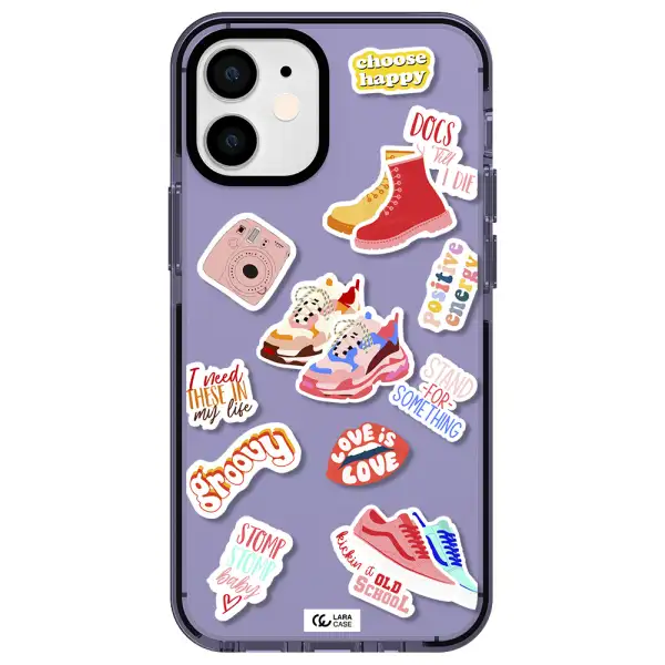 Positive Energy Apple iPhone 12 mini impact Lilac Case