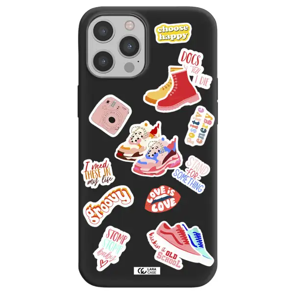 Positive Energy Apple iPhone 12 pro Silicone black Case