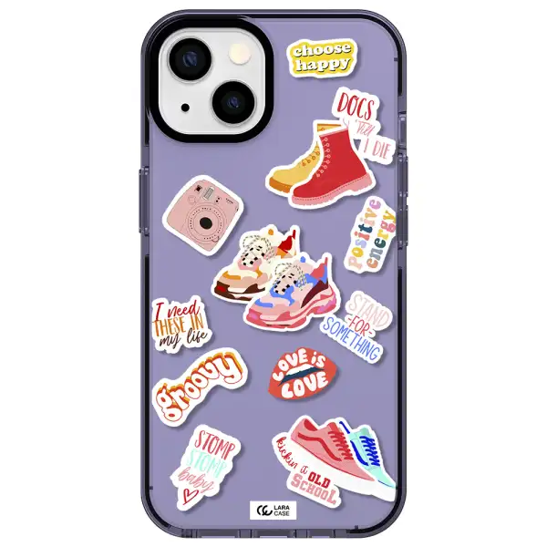 Positive Energy Apple iPhone 13 impact Lilac Case