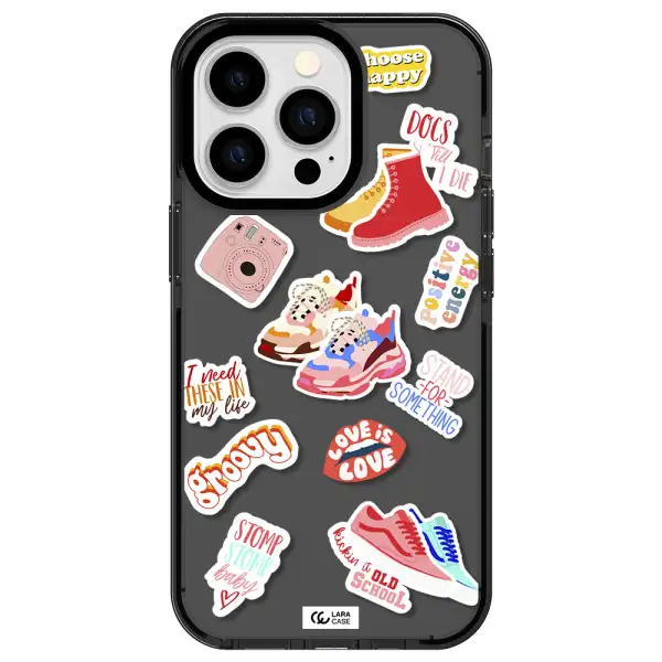 Positive Energy Apple iPhone 13 Pro impact Smoke Black Case