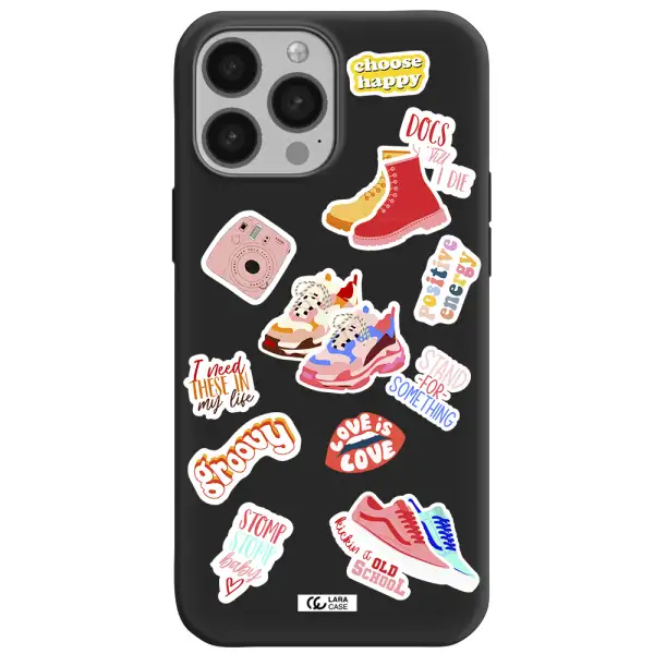 Positive Energy Apple iPhone 13 Pro Max Silicone black Case