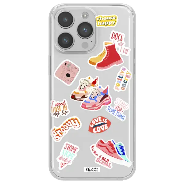 Positive Energy Apple iPhone 14 pro Clear TPU Case