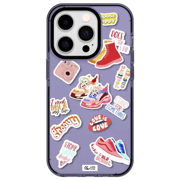 Positive Energy Apple iPhone 14 pro impact Lilac Case