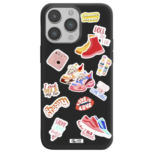 Positive Energy Apple iPhone 14 pro Silicone black Case