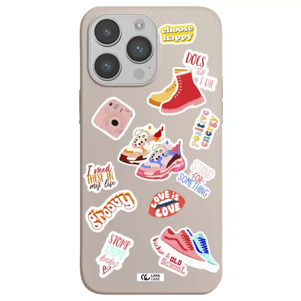 Positive Energy Apple iPhone 14 pro Silicone Stone Case