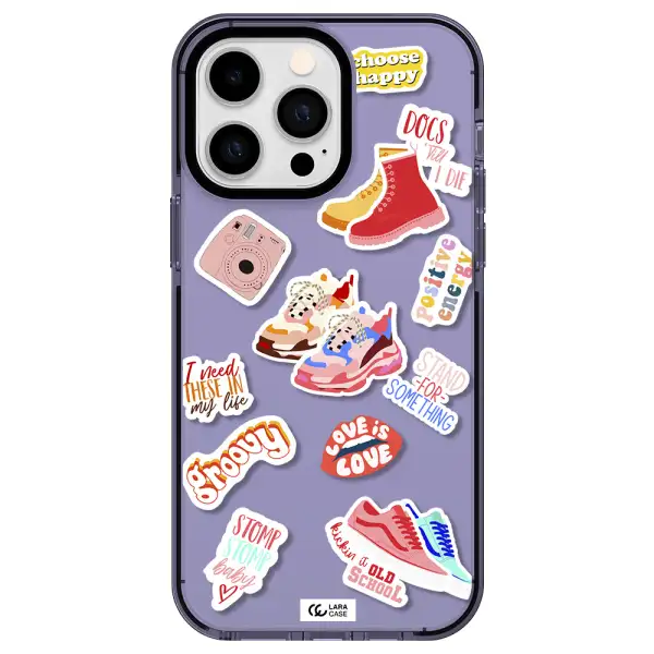 Positive Energy Apple iPhone 15 Pro Max impact Lilac Case