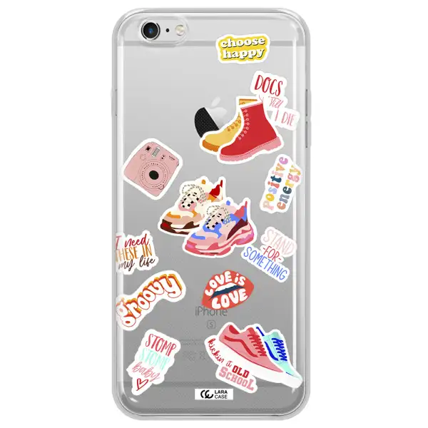 Positive Energy Apple iPhone 6 s plus Clear TPU Case