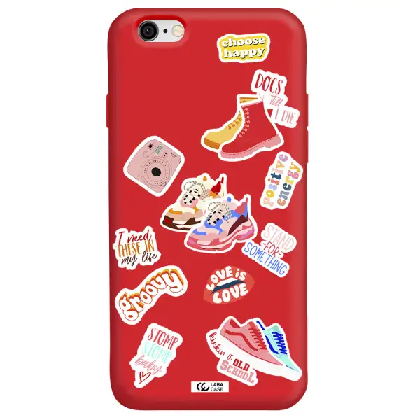 Positive Energy Apple iPhone 6 Silicone Imperial Red Case