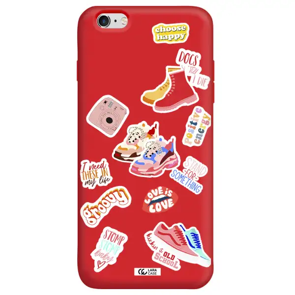 Positive Energy Apple iPhone 6S Silicone Imperial Red Case