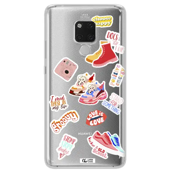 Positive Energy Huawei Mate 20X Clear TPU Case