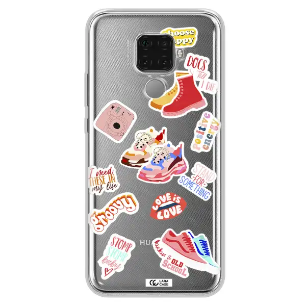 Positive Energy Huawei Mate 30 Lite Clear TPU Case