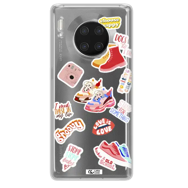 Positive Energy Huawei Mate 30 Pro Clear TPU Case